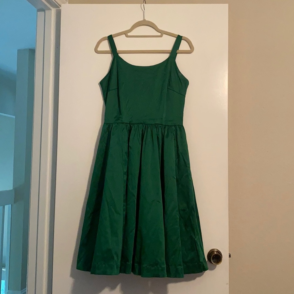 Trashy Diva emerald satin dress